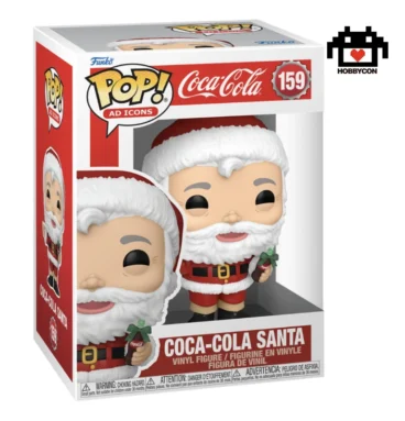 Coca Cola-Santa-159-Hobby Con-Funko Pop