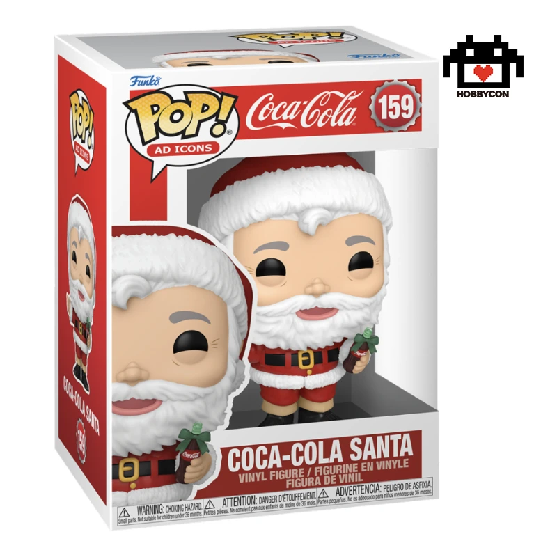 Coca Cola-Santa-159-Hobby Con-Funko Pop
