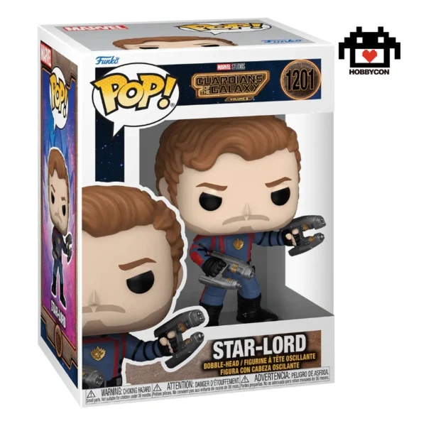 Guardians of the Galaxy-Star-Lord-1201-Hobby Con-Funko Pop