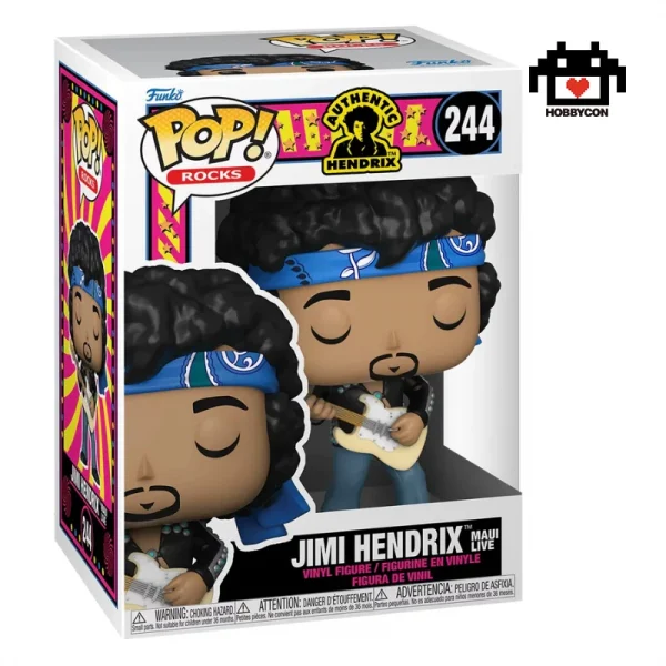 Jimi Hendrix-244-Funko Pop-Hobby Con
