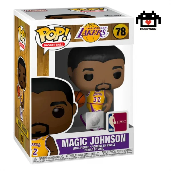 NBA-Magic Johnson-78-Hobby Con-Funko Pop