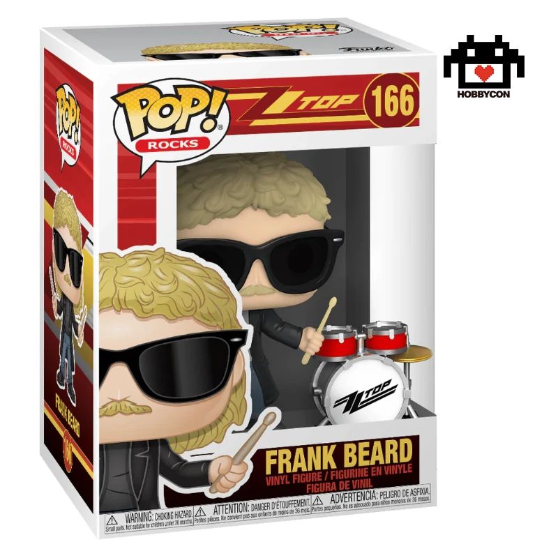 ZZ Top-Frank Beard-166-Hobby Con-Funko Pop