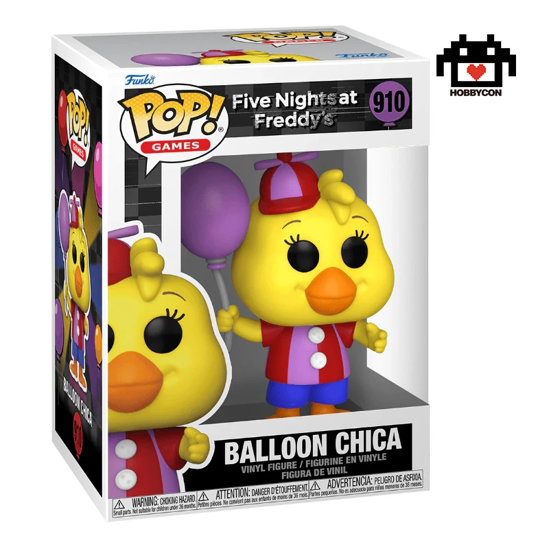 Five Nights At Freddys-Balloon Chica-910-Hobby Con-Funko Pop