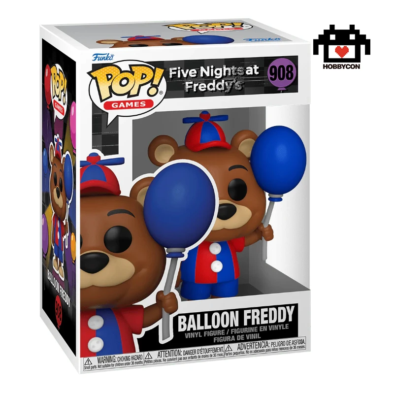Five Nights At Freddys-Balloon Freddy-908-Hobby Con-Funko Pop