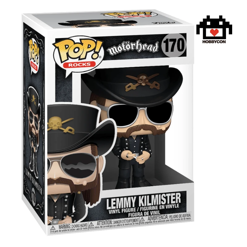 Motorhead-Lemmy Kilmister-170-Hobby Con-Funko Pop