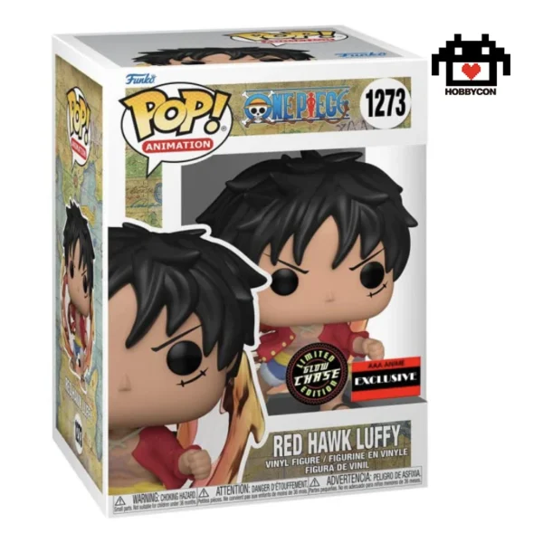 One Piece-Red Hawk Luffy-Chase-1273-Hobby Con-Funko Pop