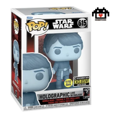 Star Wars-Luke Skywalker Holographic-615-Hobby Con-Funko Pop