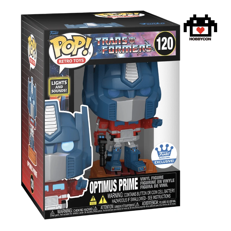 Transformers-Optimus Prime-120-Hobby Con-Funko Pop