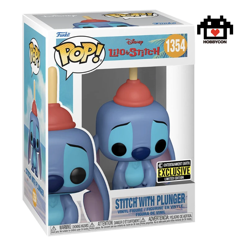 Lilo y Stitch-Stitch-1354-Hobby Con-Funko Pop