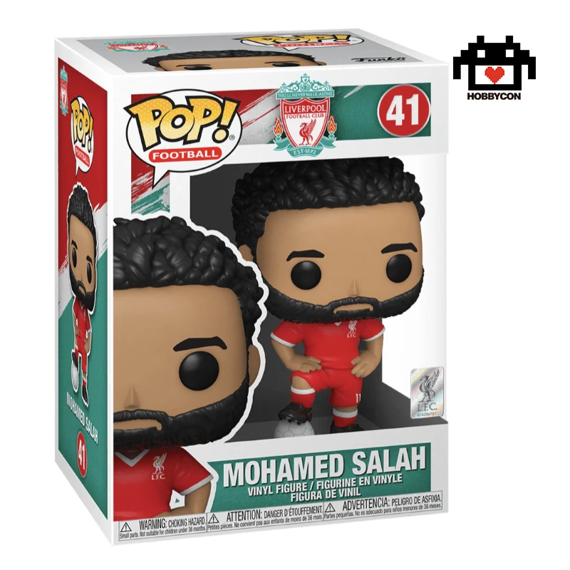 Liverpool-Mohamed Salah-41-Hobby Con-Funko Pop