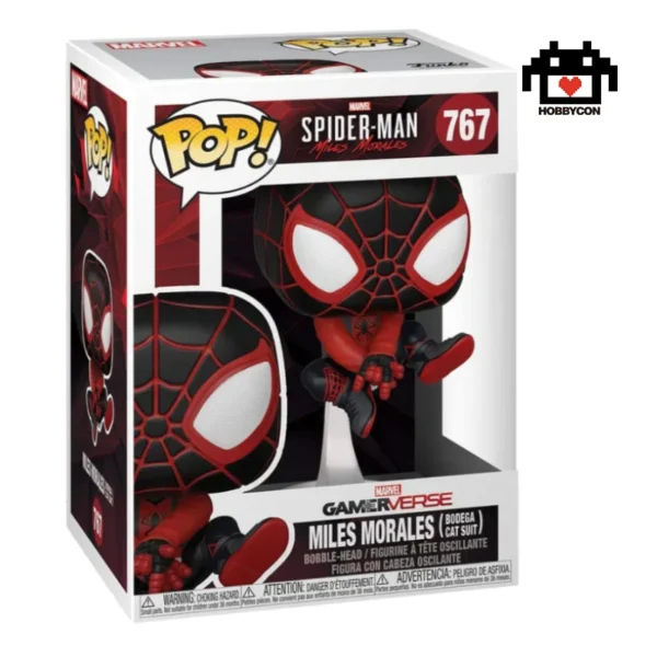 Spider-Man-Miles Morales-Gamerverse-767-Hobby Con-Funko Pop