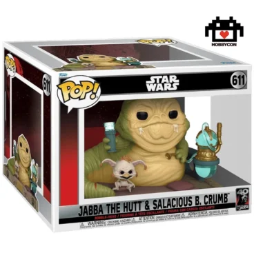 Star Wars-Return of the Jedi-Jabba the Hutt-Salacious B Crumb-611-Hobby Con-Funko Pop
