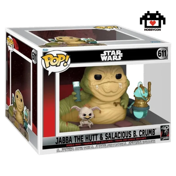 Star Wars-Return of the Jedi-Jabba the Hutt-Salacious B Crumb-611-Hobby Con-Funko Pop