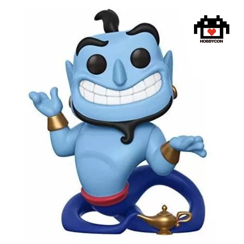 Aladdin-Genie with Lamp-476-Hobby Con-Funko Pop