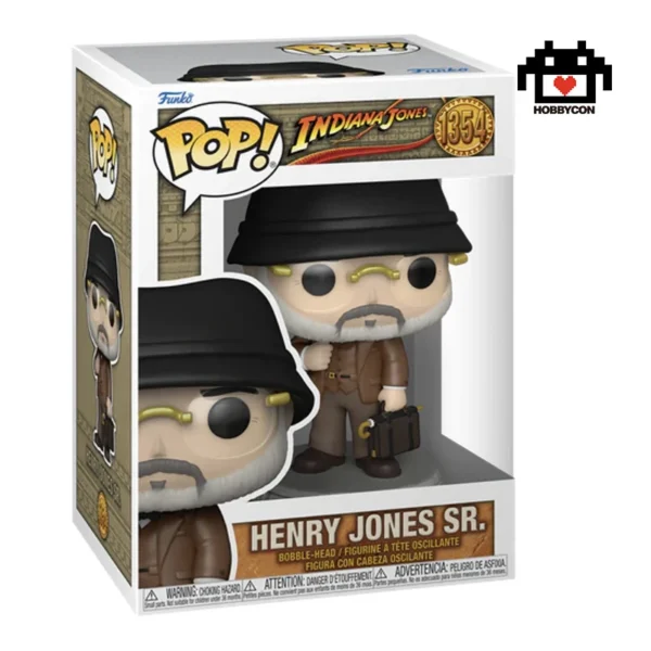Indiana Jones-Henry Jones-1354-Hobby Con-Funko Pop