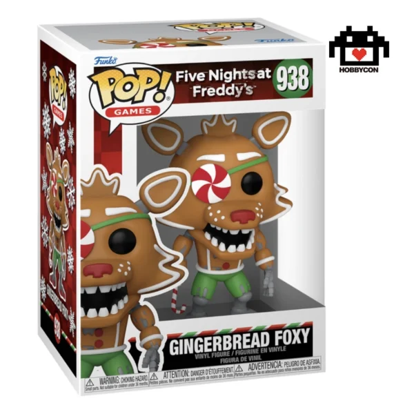 Five Nights At Freddys-Gingerbread Foxy-938-Hobby Con-Funko Pop