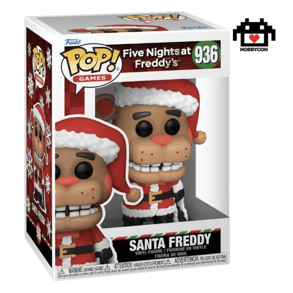 Five Nights At Freddys-Santa Freddy-936-Hobby Con-Funko Pop