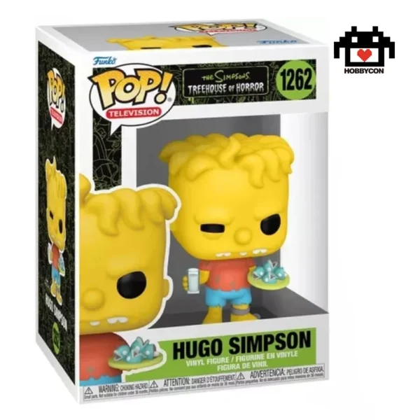Los Simpsons-Hugo Simpson-1262-Hobby Con-Funko Pop