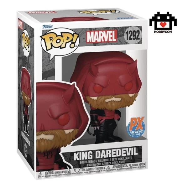 Marvel-King Daredevil-1292-Hobby Con-Funko Pop-Previews Exclusive