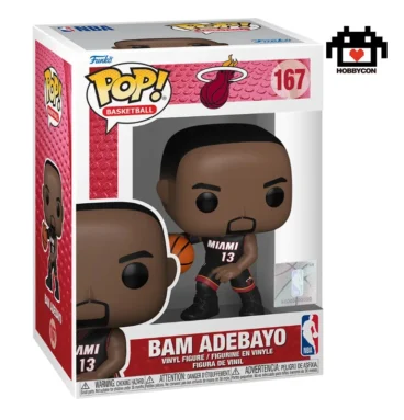 NBA-Miami Heat-Bam Adebayo-167-Hobby Con-Funko Pop