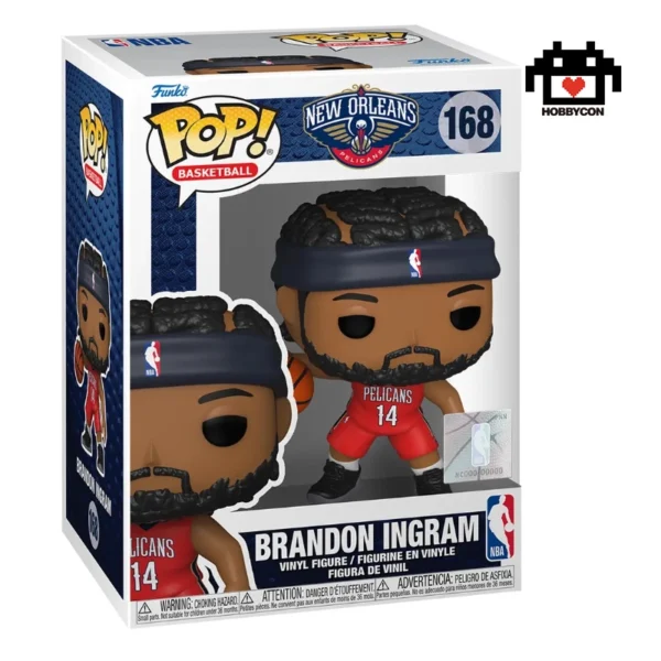 NBA-New Orleans-Brandon Ingram-168-Hobby Con-Funko Pop
