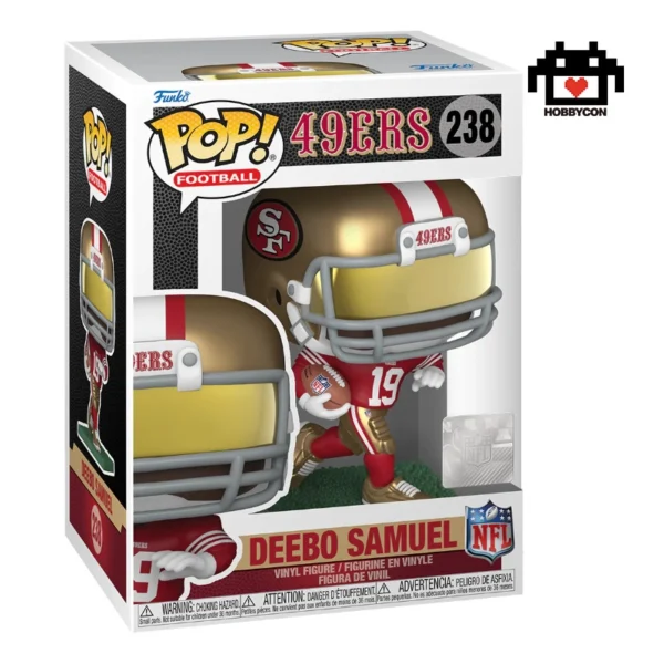 NFL-49ers-Deebo Samuel-238-Hobby Con-Funko Pop
