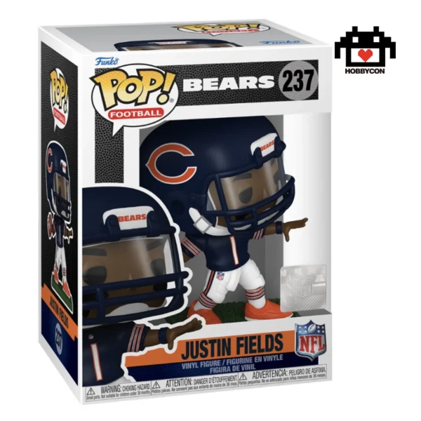 NFL-Bears-Justin Fields-237-Hobby Con-Funko Pop