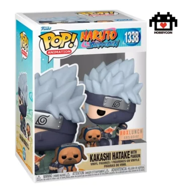 Naruto-Kakashi Hatake-Pakkun-1338-Hobby Con-Funko Pop