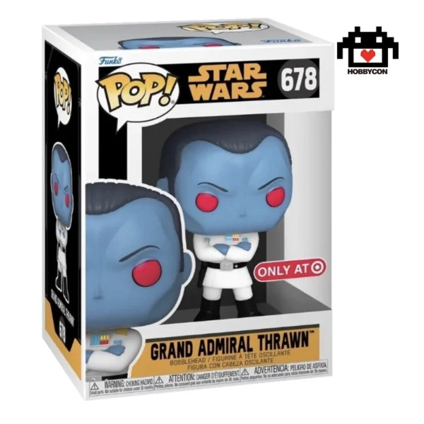 Star Wars Rebels-Grand Admiral Thrawn-678-Hobby Con-Funko Pop-Target-Only aT