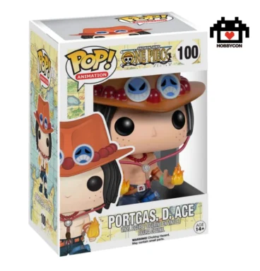 One Piece-Portgas. D. Ace-100-Hobby Con-Funko Pop