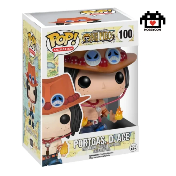 One Piece-Portgas. D. Ace-100-Hobby Con-Funko Pop