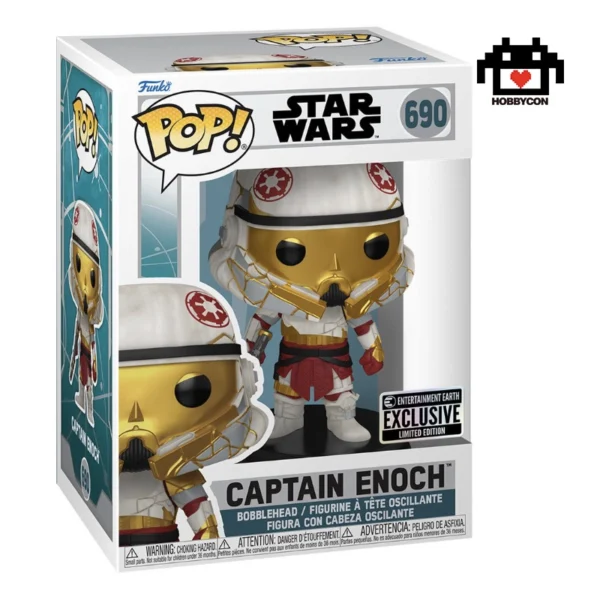 Star Wars-Ahsoka-Captain Enoch-690-Hobby Con-Funko Pop-Entertainment Earth