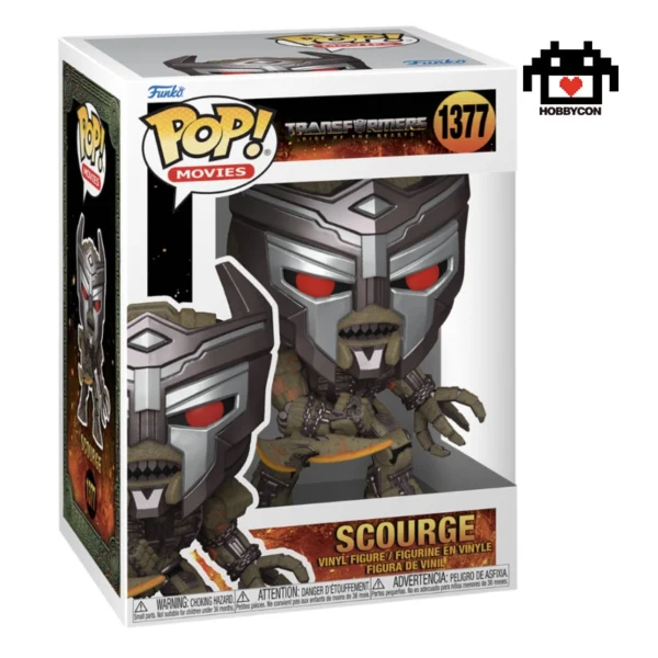 Transformers Rise of the Beasts-Scourge-1377-Hobby Con-Funko Pop