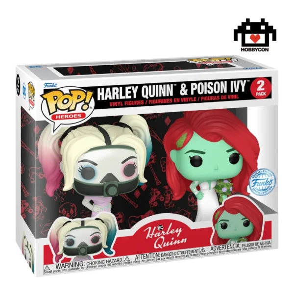 Harley Quinn-Poison Ivy-Hobby Con-Funko Pop