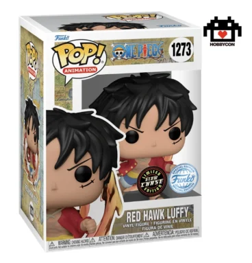 One Piece-Red Hawk Luffy-1273-Hobby Con-Funko Pop-Special Edition