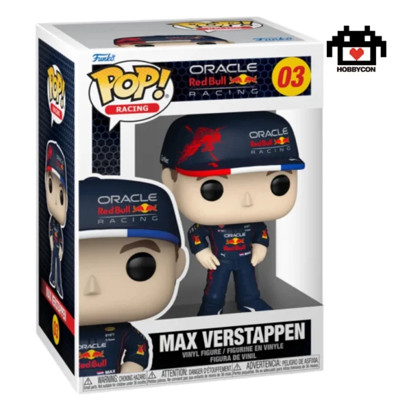 F1-Max Verstappen-03-Hobby Con-Funko Pop