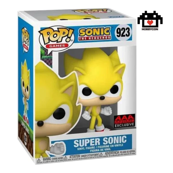 Sonic-Super Sonic-923-Hobby Con-Funko Pop-AAA Anime Exclusive