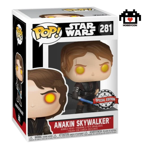 Star Wars-Anakin Skywalker-281-Hobby Con-Funko Pop-Special Edition