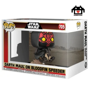 Star Wars-La Amenaza Fantasma-Darth-Maul-705-Hobby Con-Funko Pop