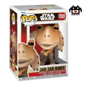 Star Wars-La Amenaza Fantasma-Jar Jar Binks-700-Hobby Con-Funko Pop