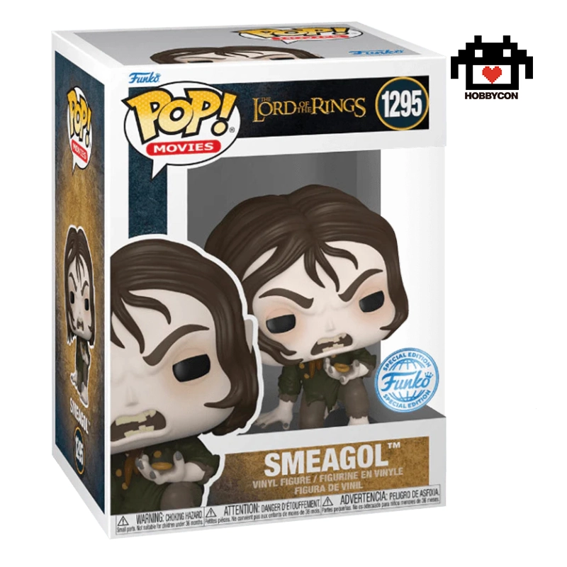 Funko Pop! Il Signore Degli Anelli - Smeagol (Gollum) Vinyl Figurina N. 1295, PVC, Unisex, Collezione Ufficiale, Altezza 10 Cm