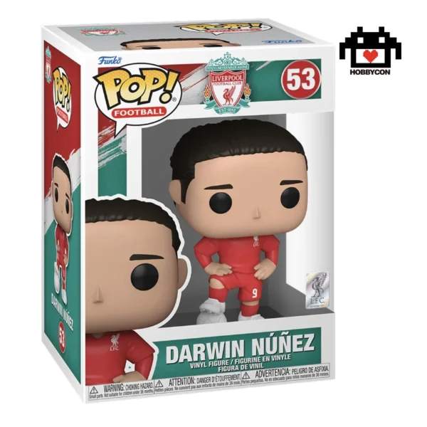 Liverpool-Darwin Nuñez-53-Hobby Con-Funko Pop