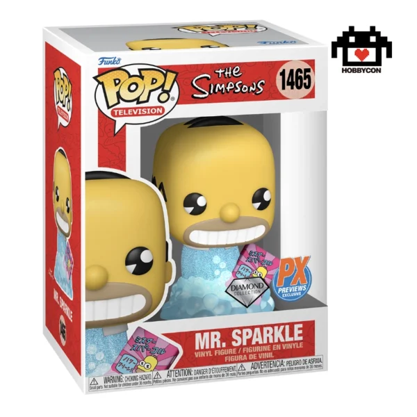 Los Simpsons-Mr. Sparkle-1465-Hobby Con-Funko Pop-Px-Previews Exclusive