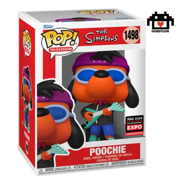 Los Simpsons-Poochie-1498-Hobby Con-Funko Pop-Entertainment Expo 2024