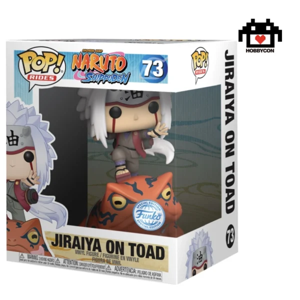 Naruto Shippuden-Jiraiya-Toad-73-Hobby Con-Funko Pop-Special Edition