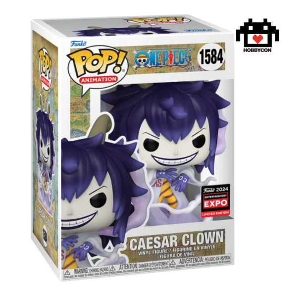 One Piece-Caesar Clown-1584-Hobby Con-Funko Pop-Entertainment Expo 2024