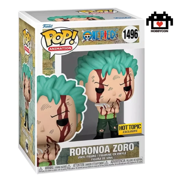 One Piece-Roronoa Zoro-1496-Hobby Con-Funko Pop-Hot Topic