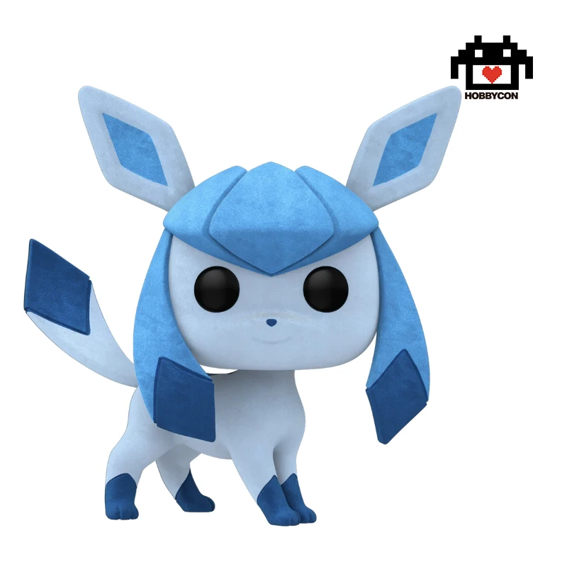 Pokemon-Glaceon-921-Flocked-Hobby Con-Funko Pop-Special Edition