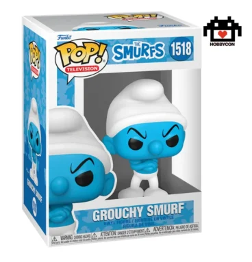 The Smurfs-Grouchy Smurf-1518-Hobby Con-Funko Pop