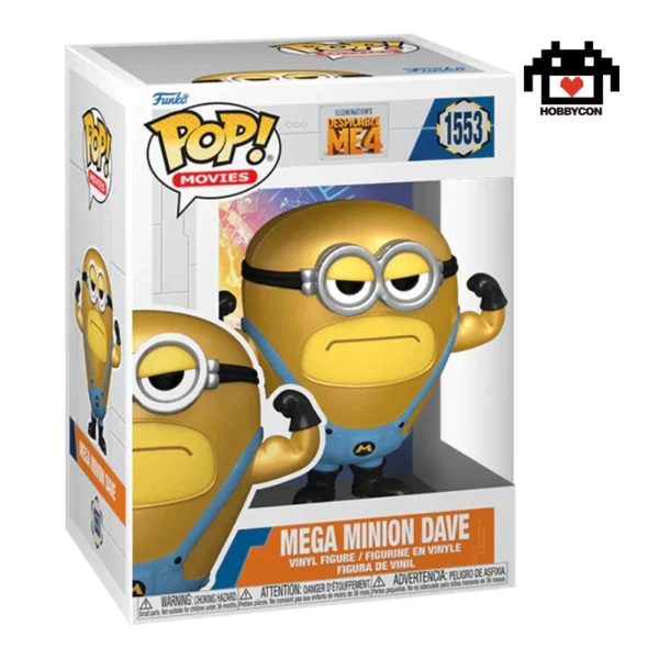 Despicable Me 4-Mega Minion Dave-1553-Hobby Con-Funko Pop